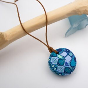 Teal Pendant Necklace