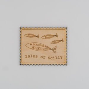 Isles of Scilly Wooden Magnet - Little Shoal