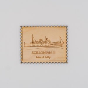 Isles of Scilly Wooden Magnet - Scillonian III