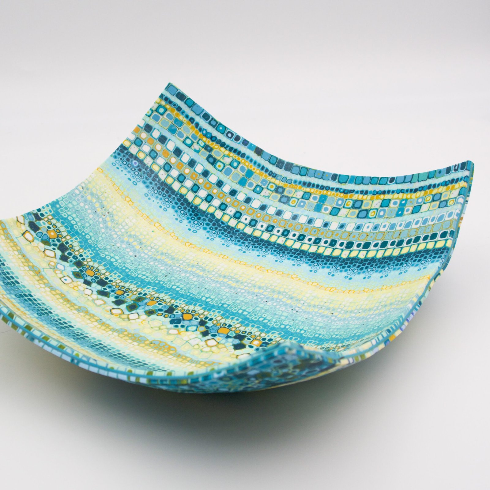 Turquoise Mosaic Bowl - Image 2