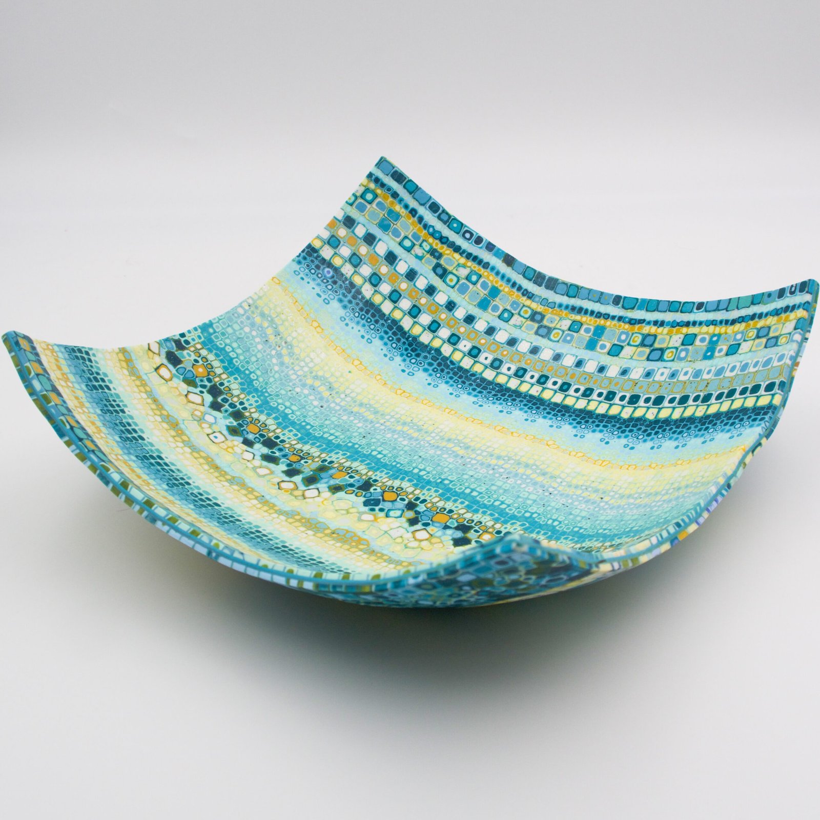 Turquoise Mosaic Bowl - Image 7