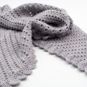 Bow Wave Shawlette - Crochet Pattern