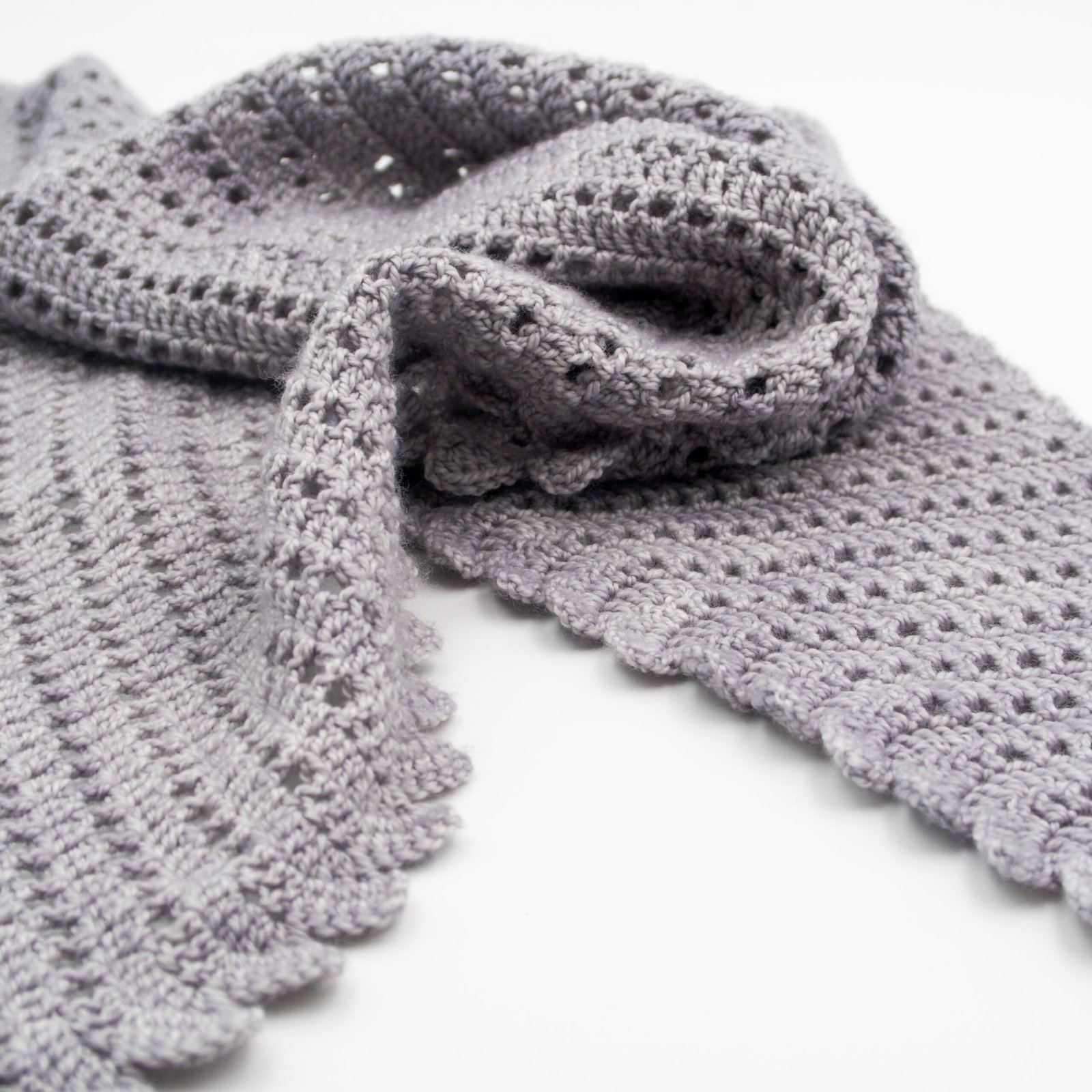 Bow Wave Shawlette - Crochet Pattern